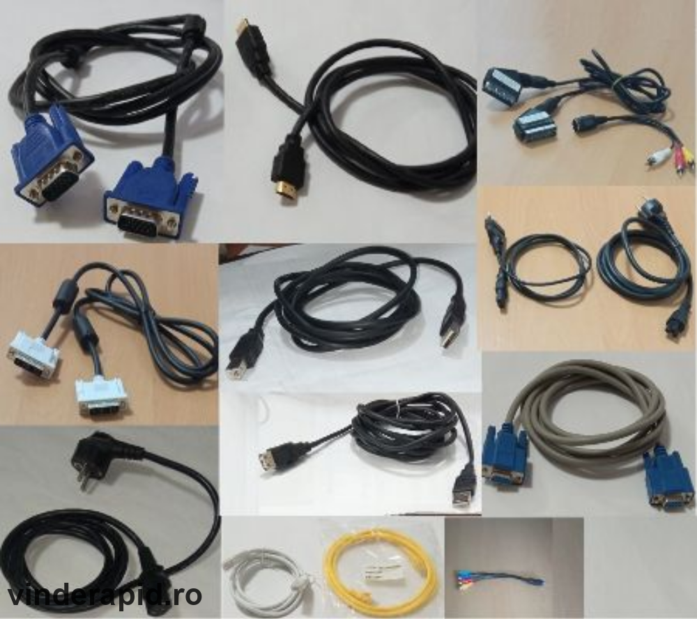 Vand Cabluri PC,Monitor,TV,Imprimanta pret intre 10 si 35 Lei